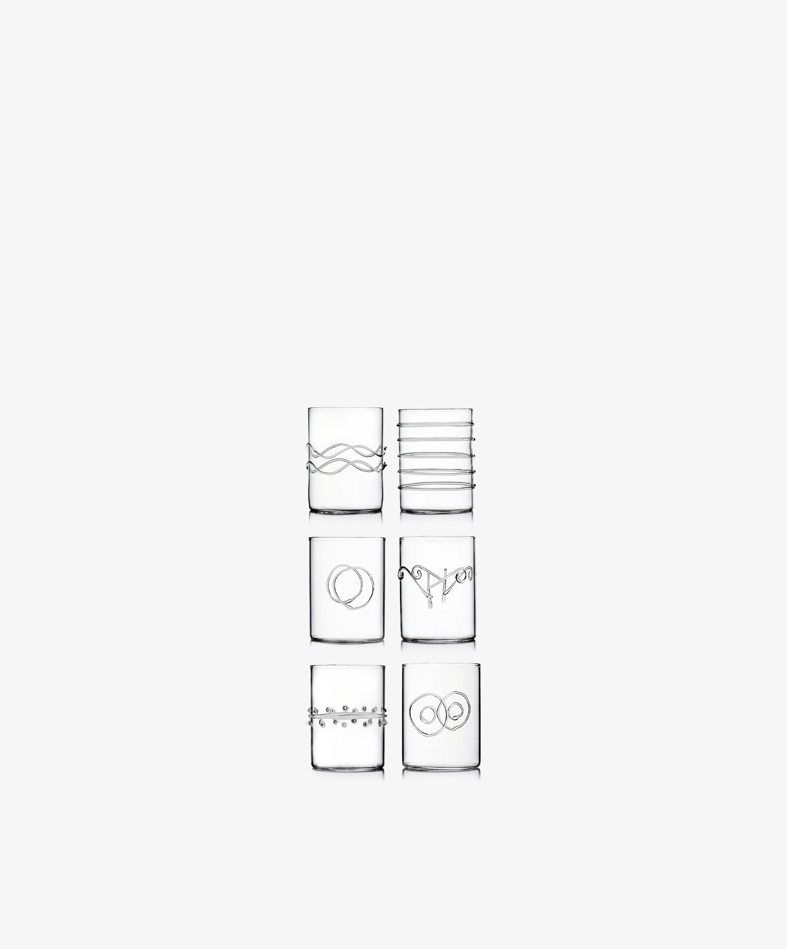 Deco Shot Glass, Set of 6