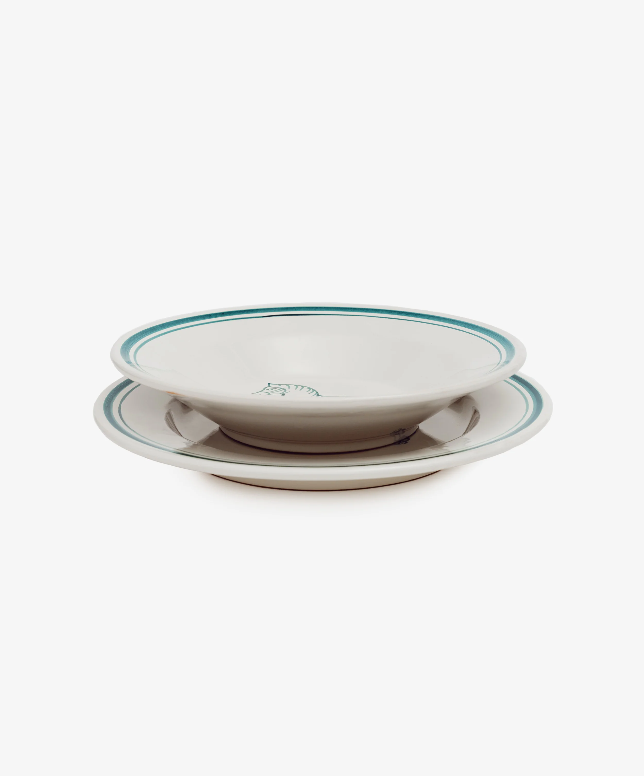 Folk Dinner Plate, Horse - Image 3