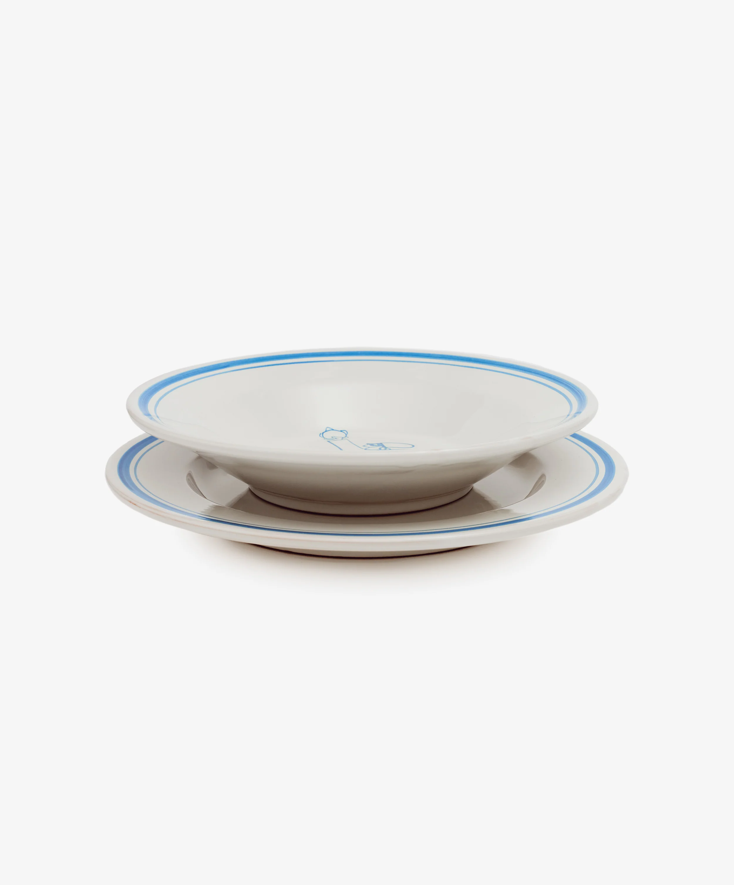 Folk Dinner Plate, Jester - Image 3