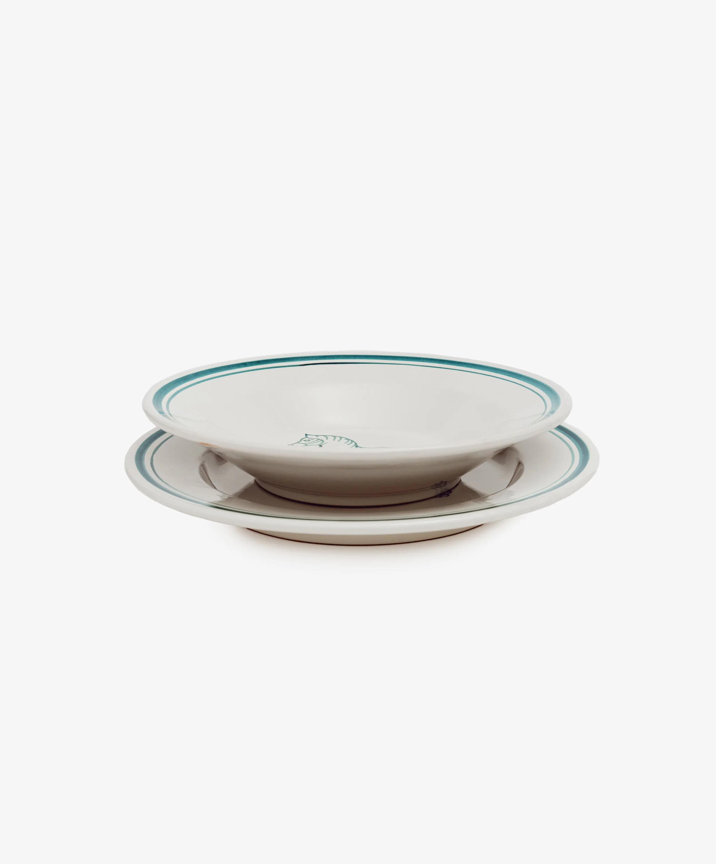 Folk Pasta Bowl, Horse - Image 4