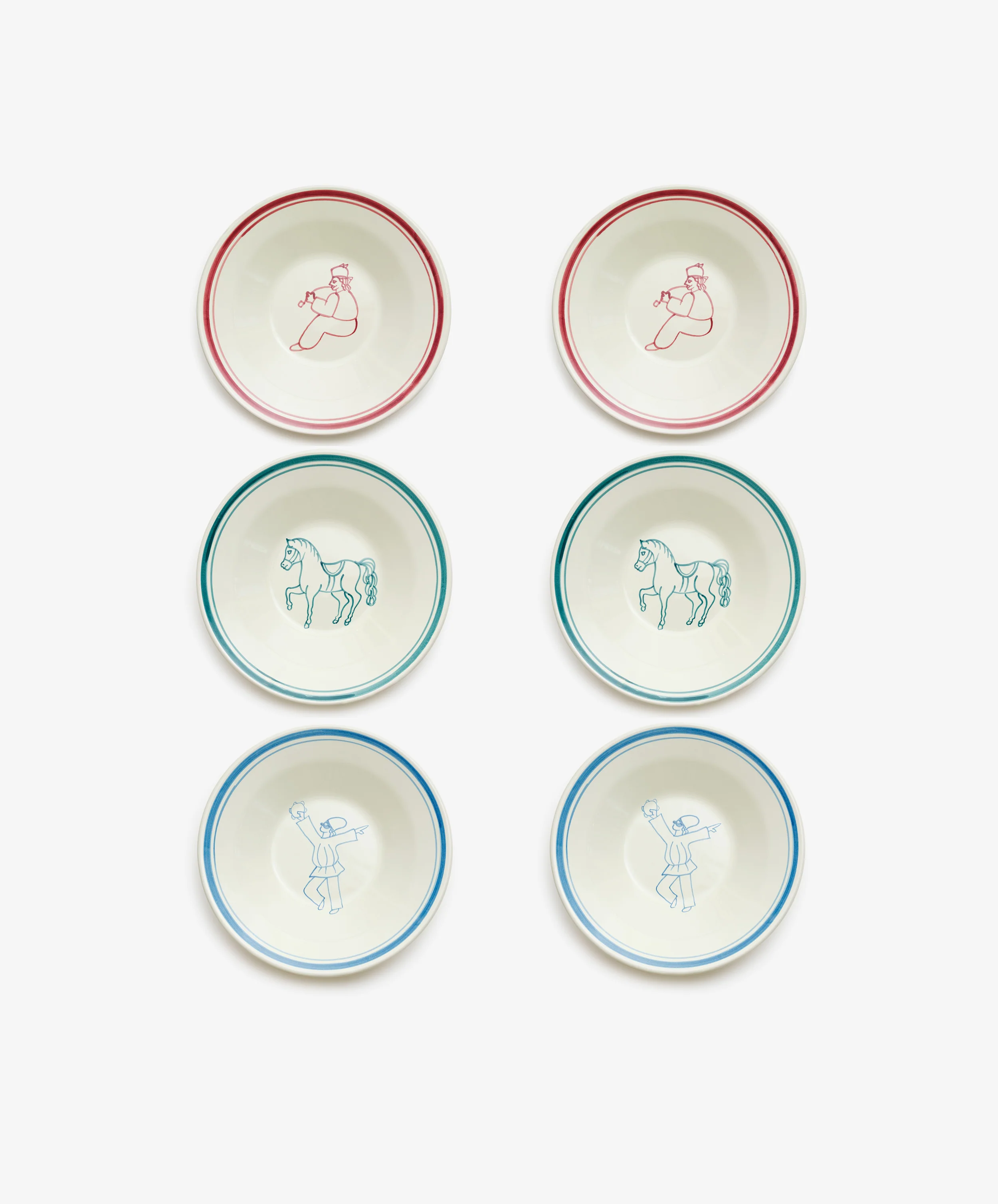 Folk Pasta Bowl, Jester - Image 4