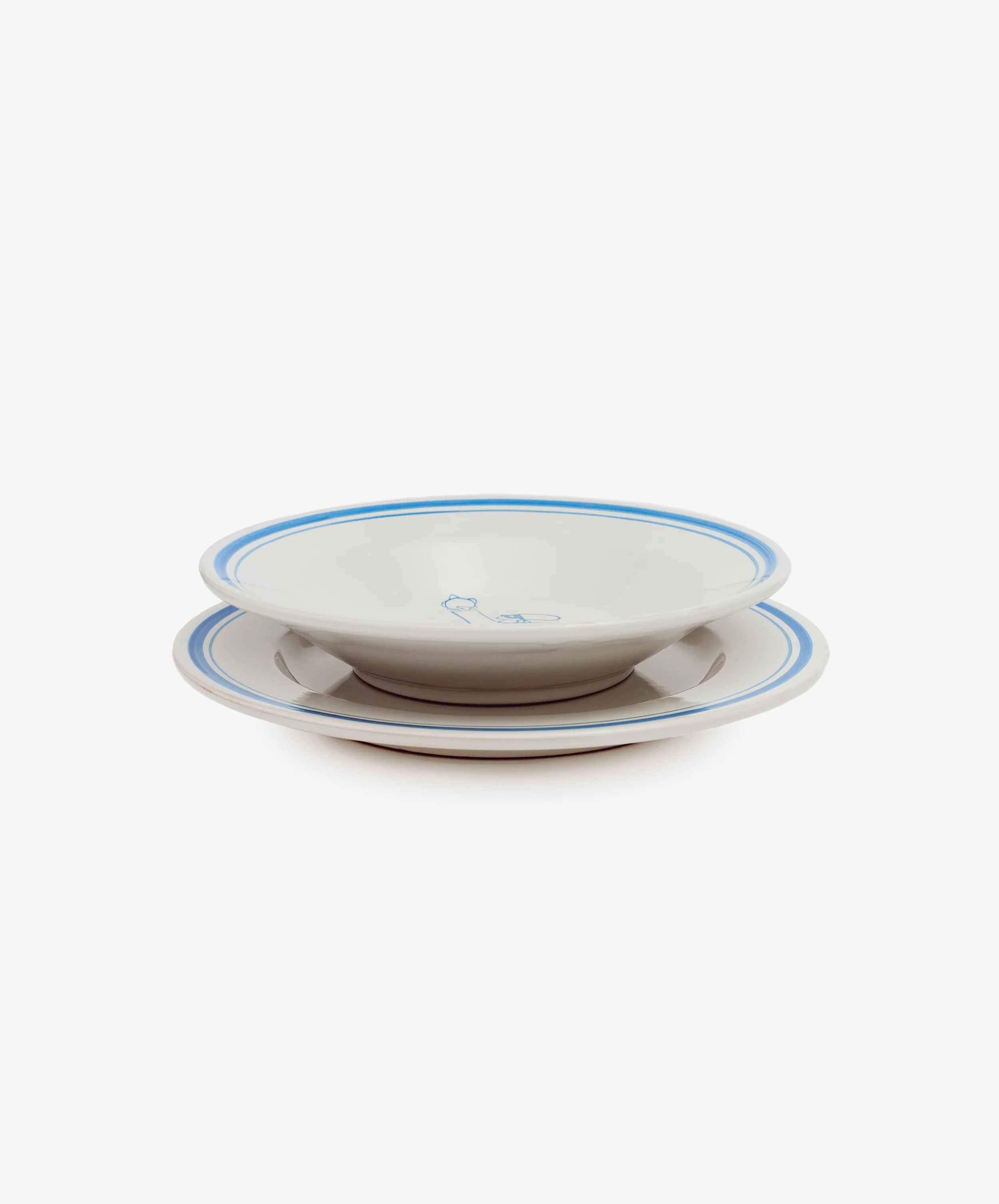 Folk Pasta Bowl, Jester - Image 5