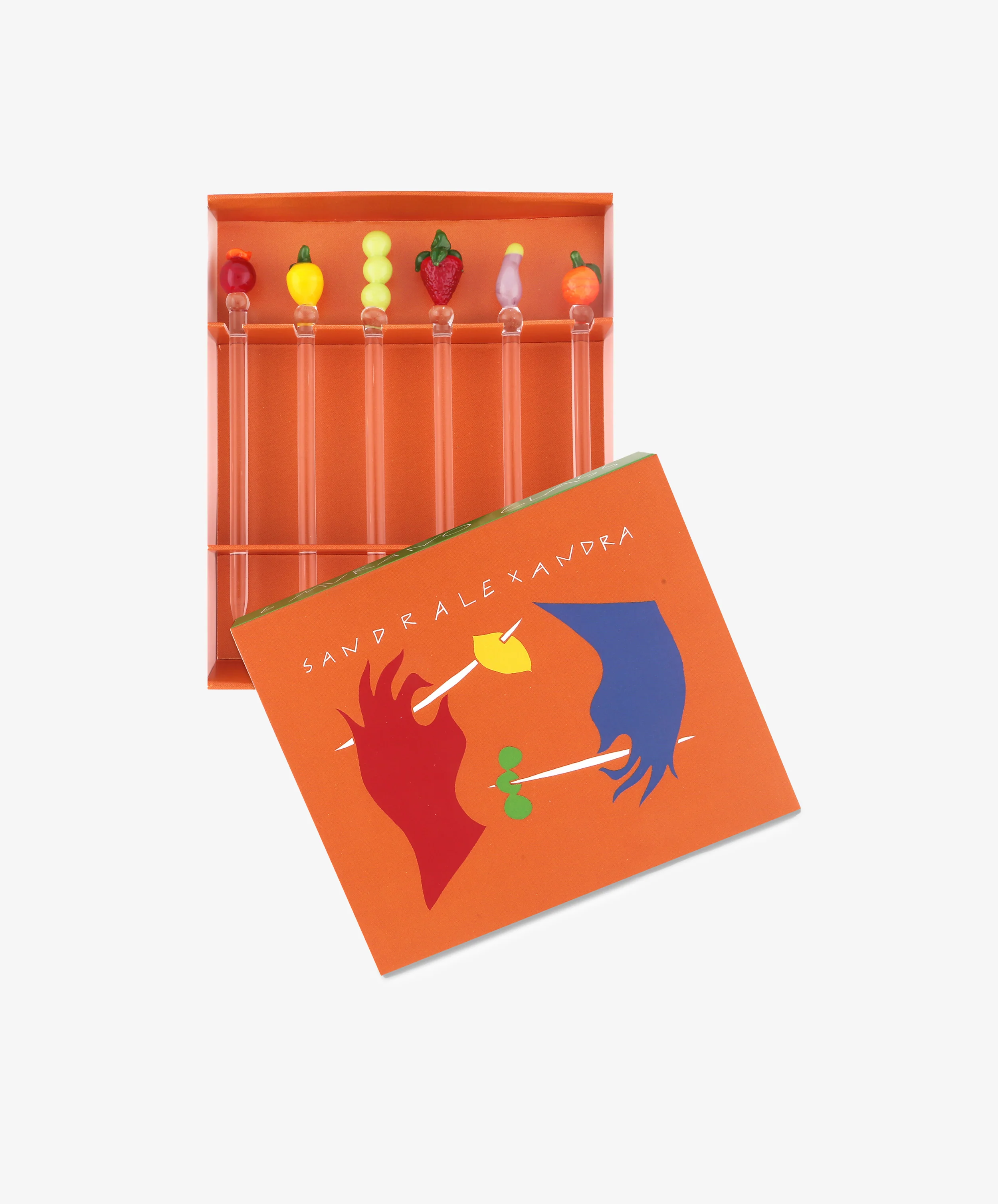 Groceries Cocktail and Nibble Sticks, Set of 6 - Image 2