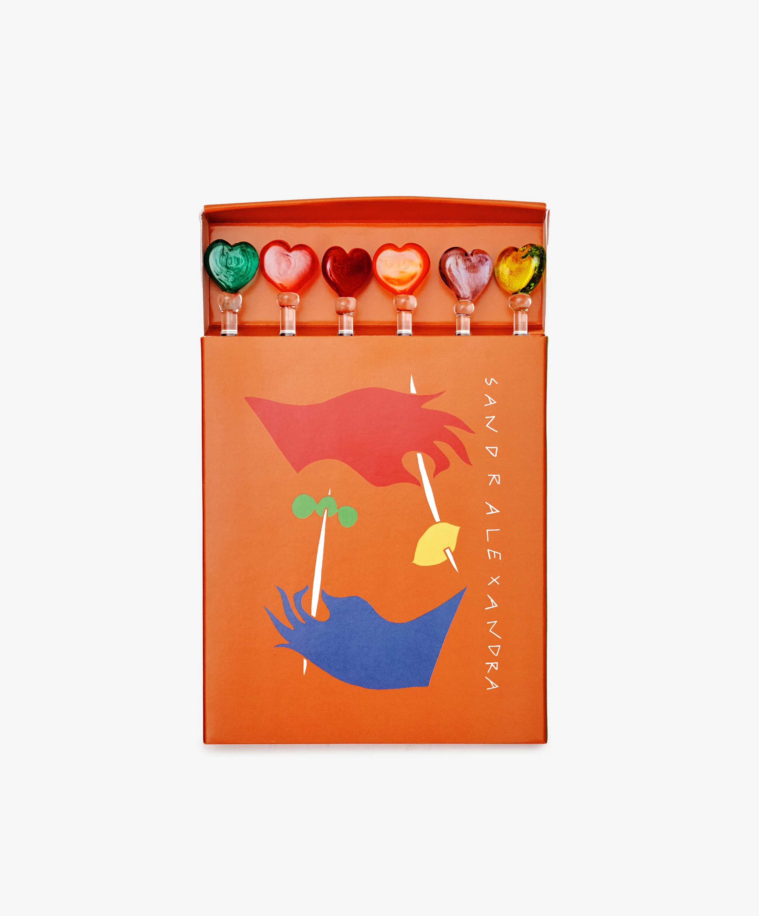 Heart Cocktail and Nibble Sticks, Set of 6 - Image 3