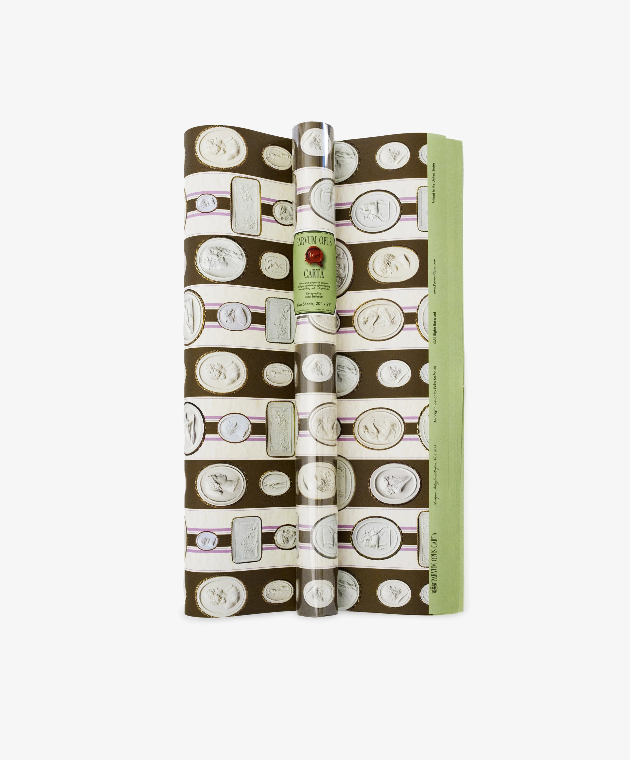 Intaglio Stripe Gift Wrap - Image 4
