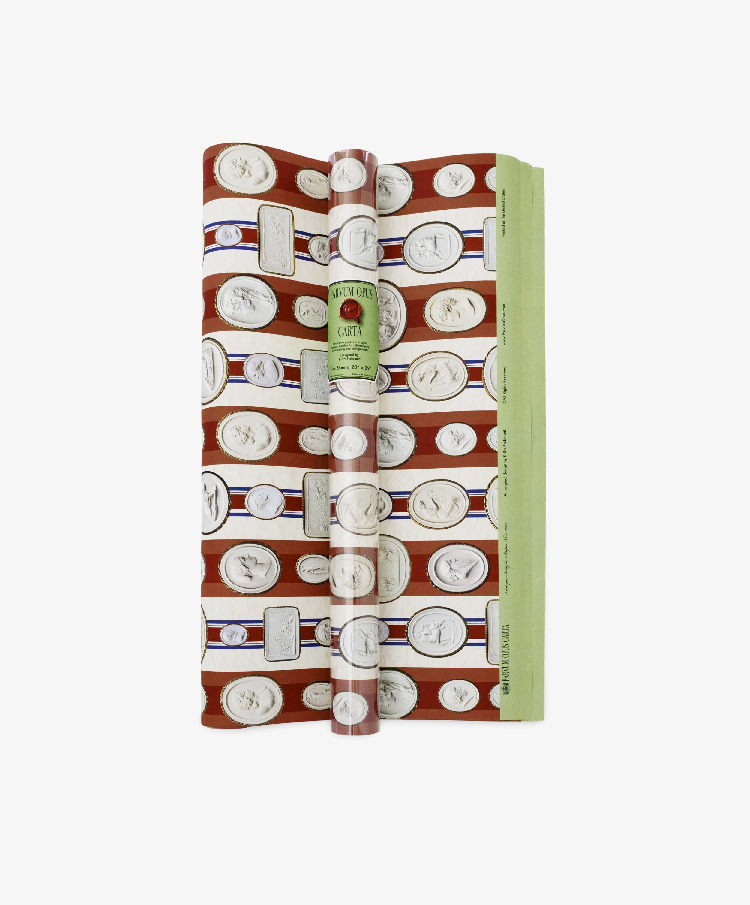 Intaglio Stripe Gift Wrap - Image 3