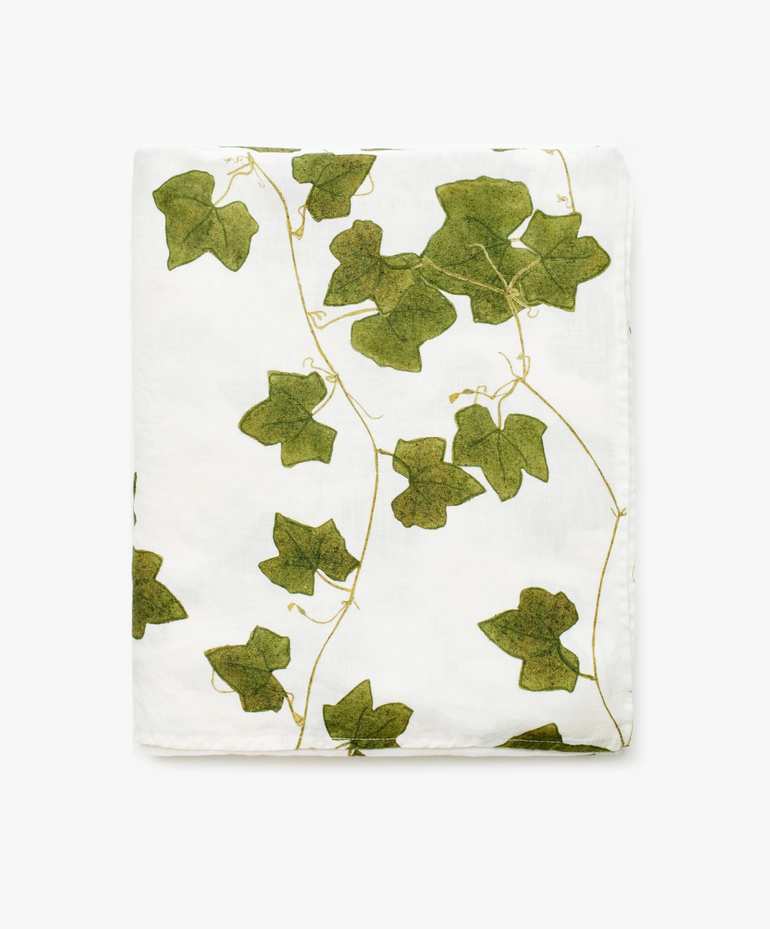 Ivy Herbarium Linen Tablecloth, Medium - Image 2