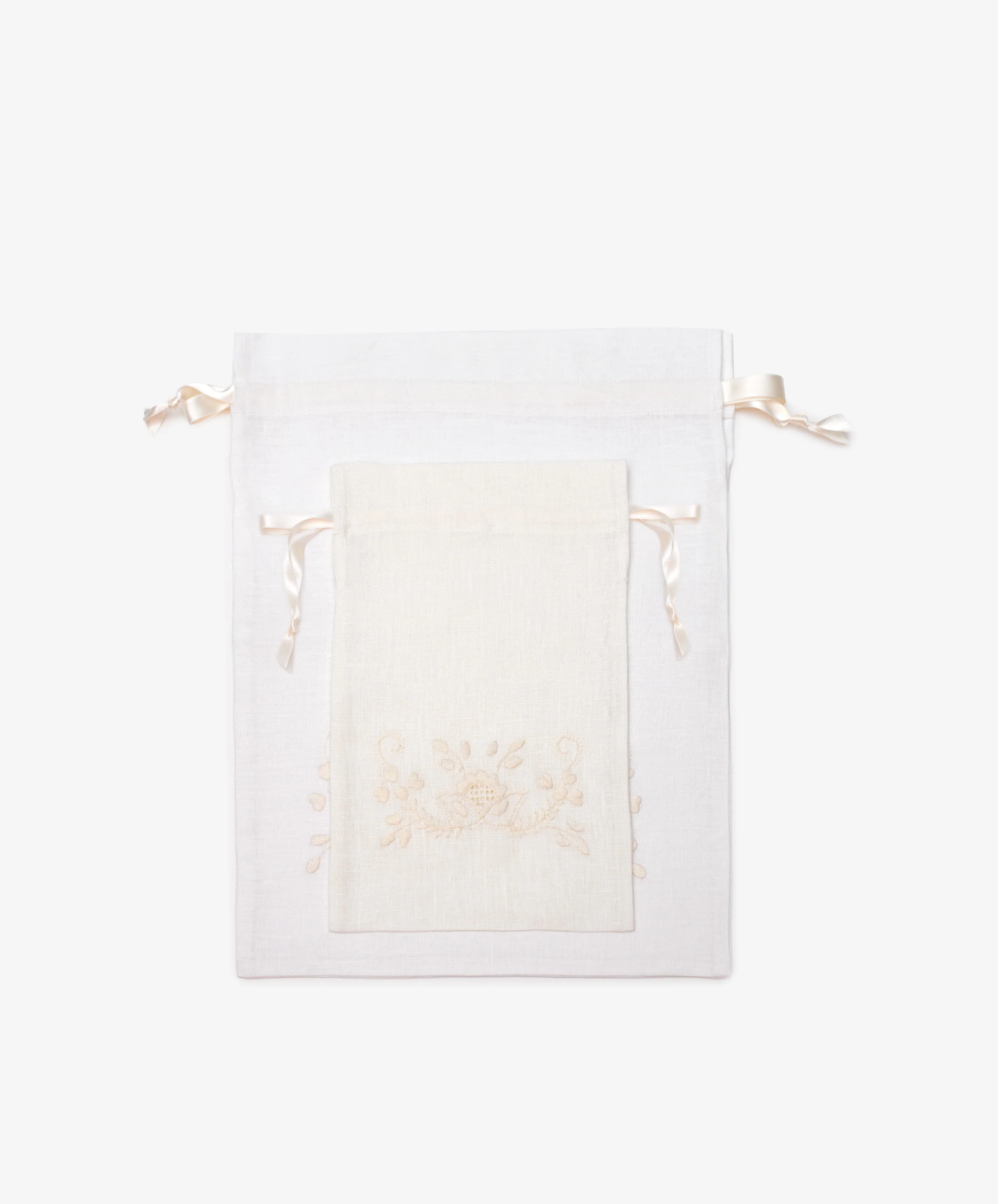 Linen Drawstring Bag - Image 2