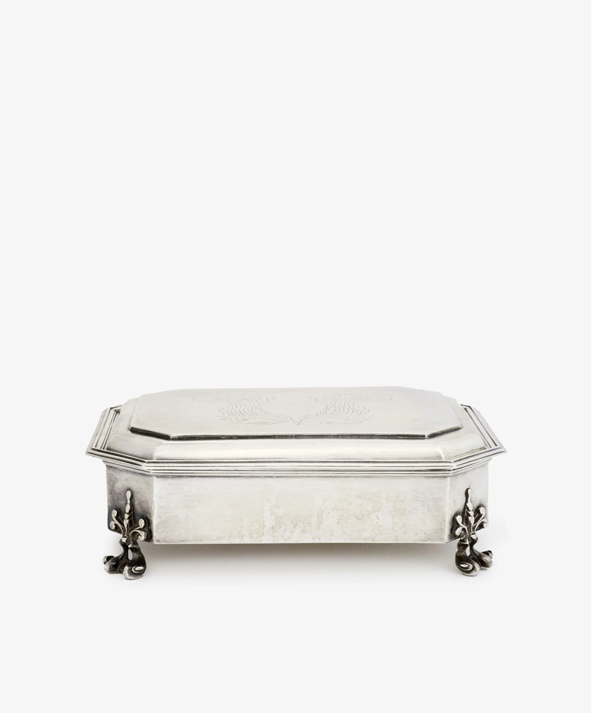 Vintage English Silver Casket - Image 3