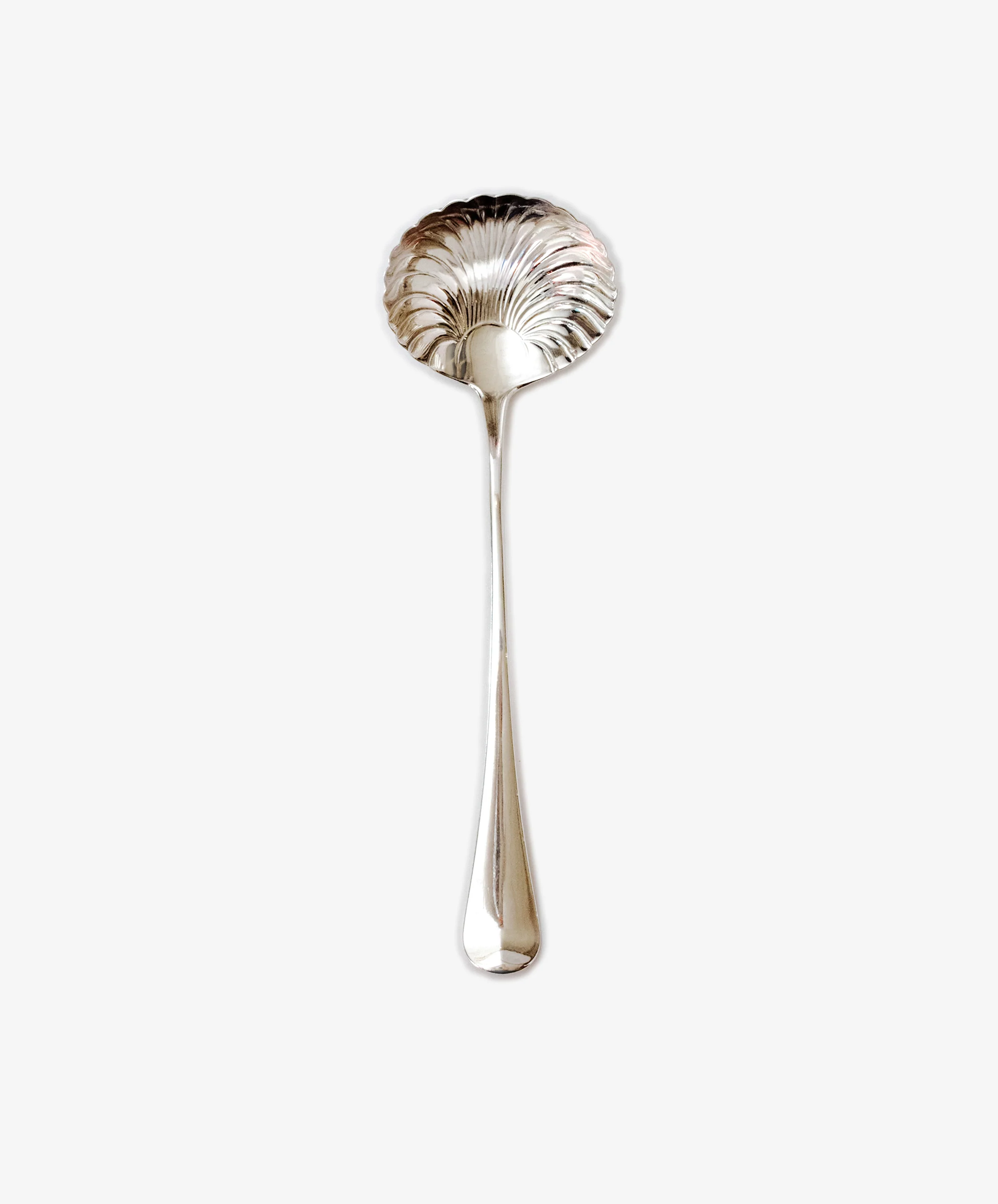 Vintage Silver George III Antique Irish Silver Soup Ladle